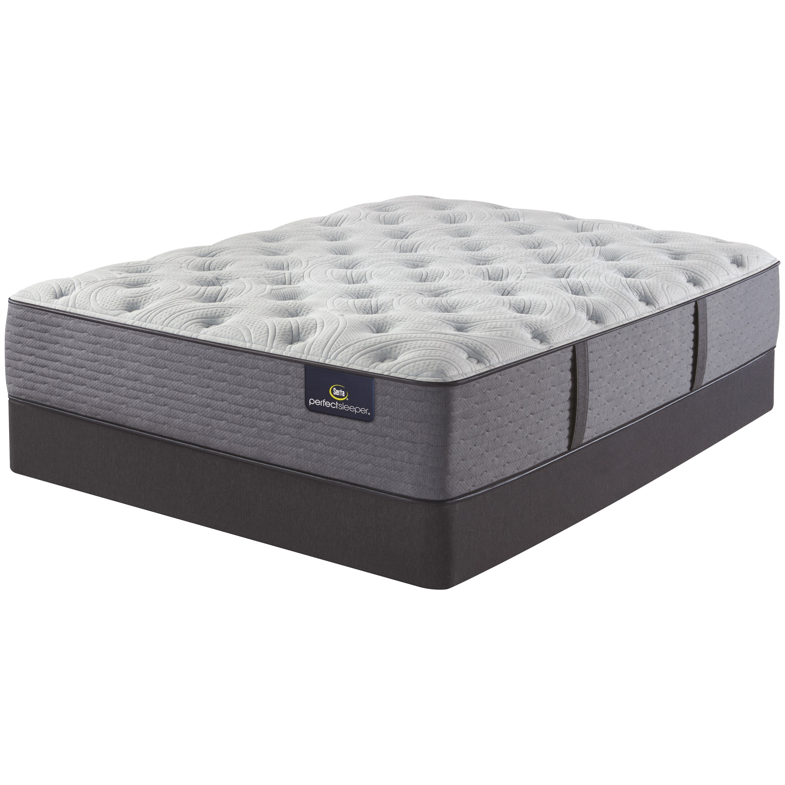 Serta Renewed Sleep Plush Full 15" Plush Encased Coil Mattress and 9" High Profile Foundation